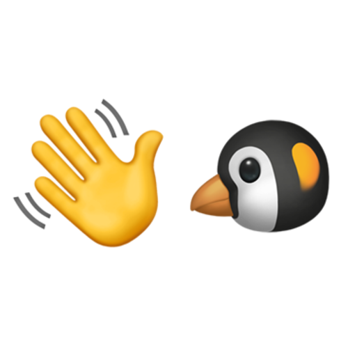👋🐧 Emoji Domain iOS rendering
